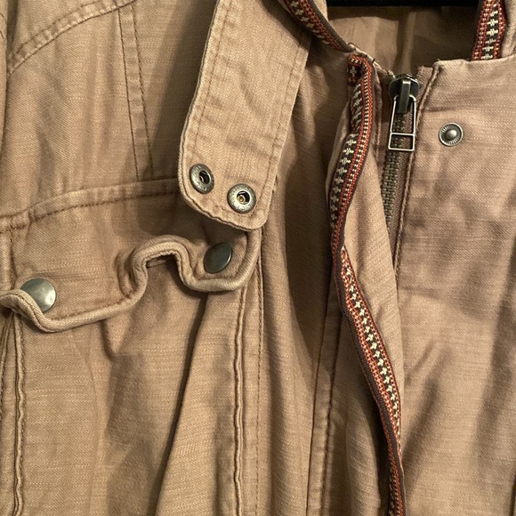Free People womens jacket - 100% cotton - dusty rose/ light brown - size small - Picture 4 of 8
